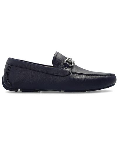 Ferragamo Mocasines con hebilla Gancini - Azul