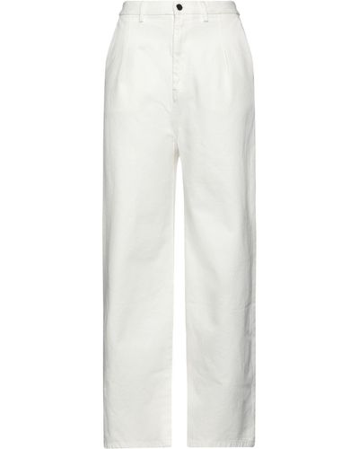Loulou Studio Pantaloni Jeans - Bianco