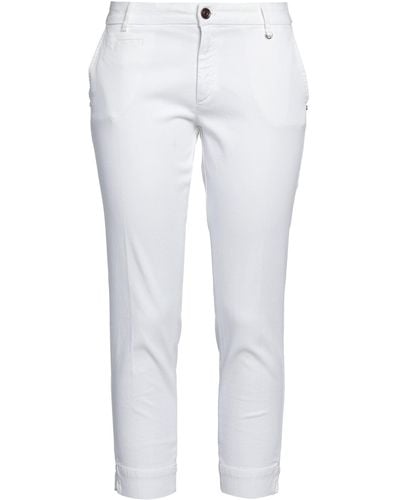 Mason's Cropped Trousers - White