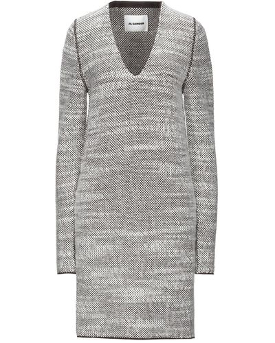 Jil Sander Vestido midi - Marrón