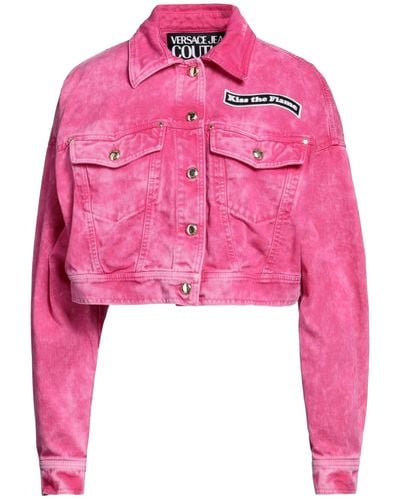 Versace Denim Outerwear - Pink