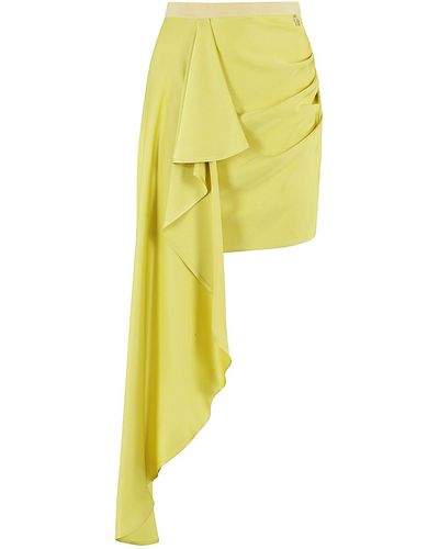 Elisabetta Franchi Mini-jupe - Jaune