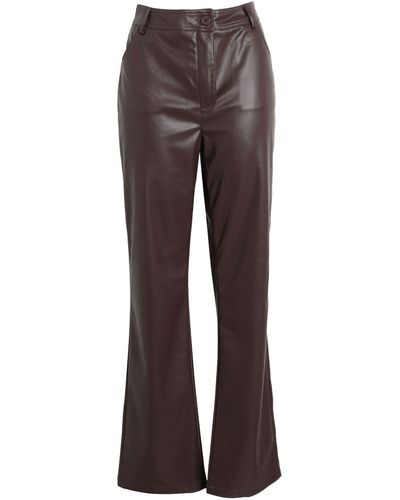 TOPSHOP Trousers - Brown