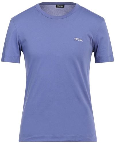 Zegna T-shirts - Blau