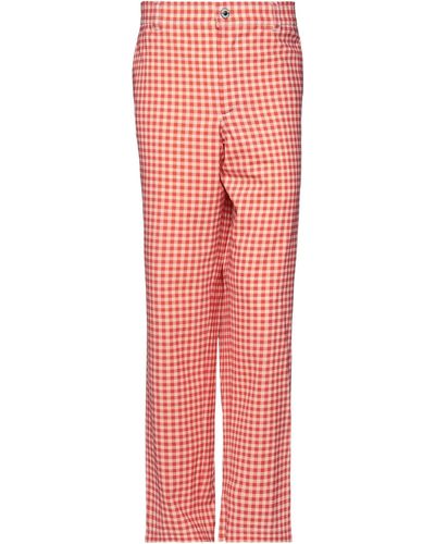 Burberry Pantalone - Rosso