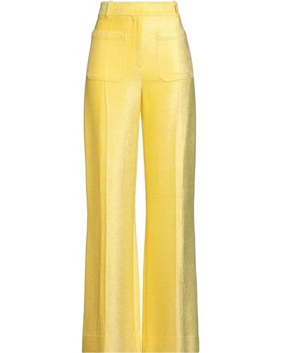 Victoria Beckham Trouser - Yellow