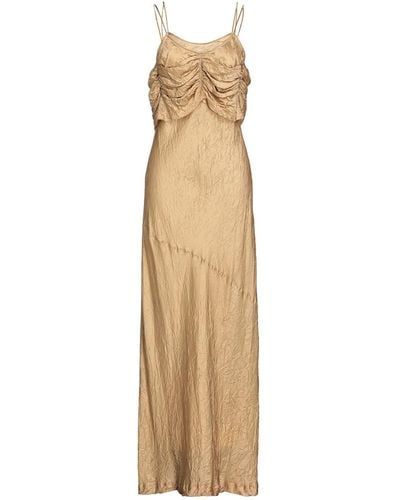 Erika Cavallini Semi Couture Maxi Dress - Natural
