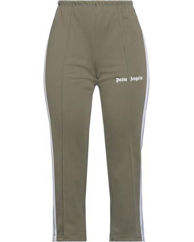 Palm Angels Cropped Trousers - Green