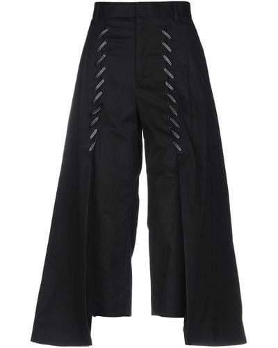Noir Kei Ninomiya Cropped Trousers - Black