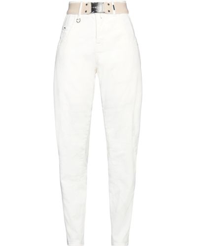 High Trouser - White