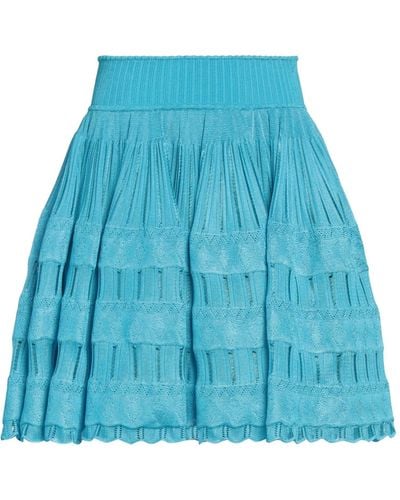 Alaïa Mini Skirt - Blue