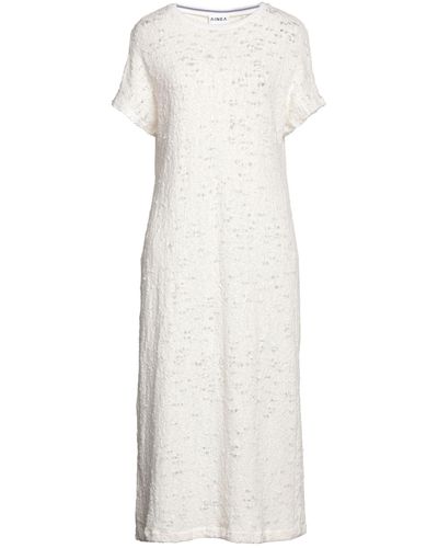 Ainea Midi-Kleid - Weiß