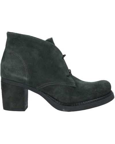 Osey Ankle Boots - Green