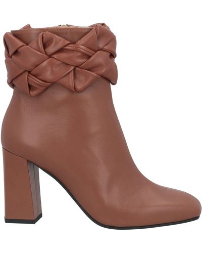 Pollini Ankle Boots Leather - Brown