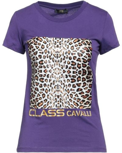Class Roberto Cavalli T-shirts - Lila