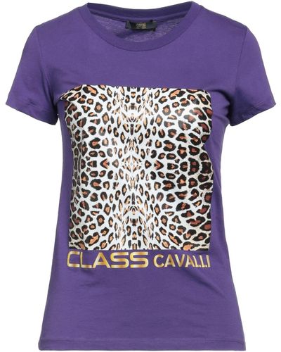 Class Roberto Cavalli T-shirt - Viola