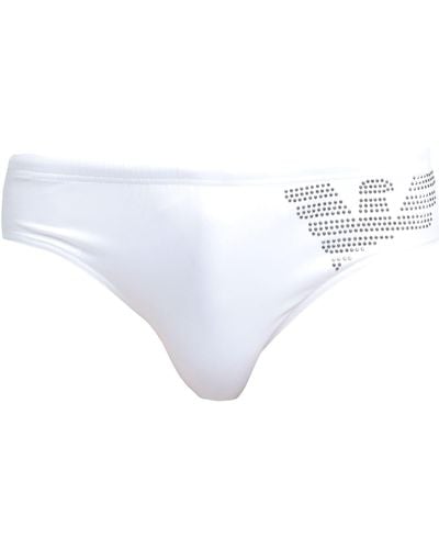 Emporio Armani Bikini Bottoms & Swim Briefs - White