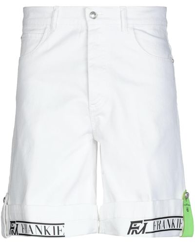 Frankie Morello Denim Shorts - White