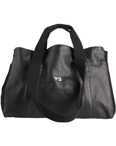 Y-3 Duffel Bags Leather, Polyester - Black