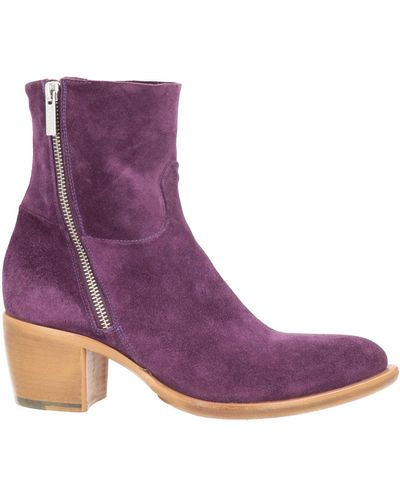Rocco P Ankle Boots - Purple