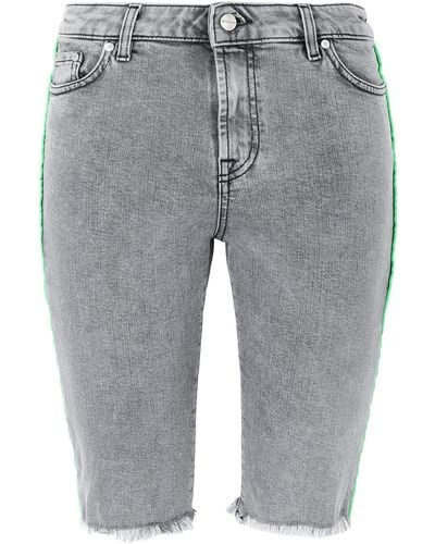 Represent Denim Shorts - Gray