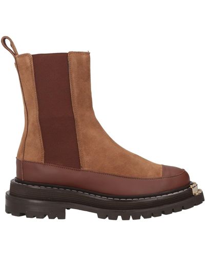 Sandro Ankle Boots - Brown