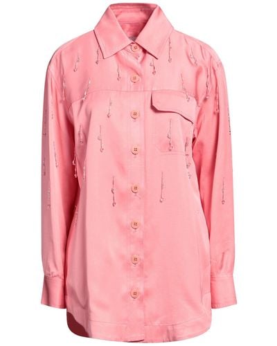 Isabelle Blanche Coral Shirt Viscose, Tencel, Linen - Pink