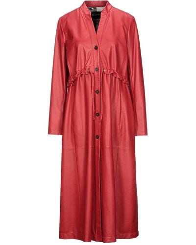 Emporio Armani Overcoat & Trench Coat - Red