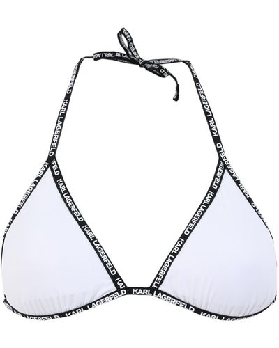 Karl Lagerfeld Top Bikini - Bianco