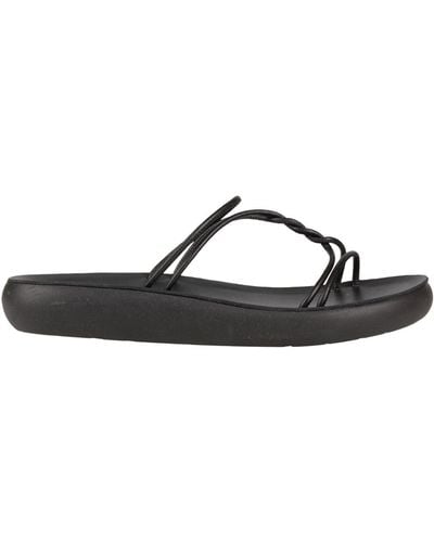 Ancient Greek Sandals Sandals Rubber - Black