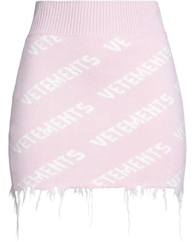 Vetements Mini Skirt - Pink