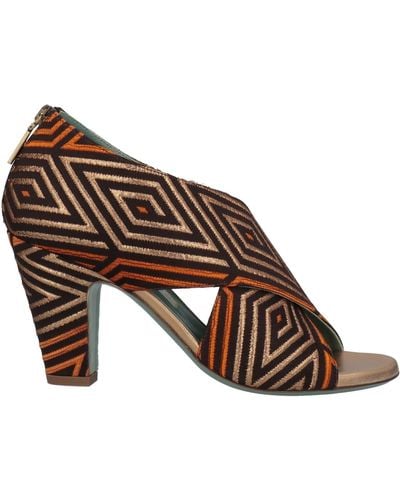 Paola D'arcano Sandals - Brown