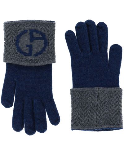 Giorgio Armani Gloves - Blue