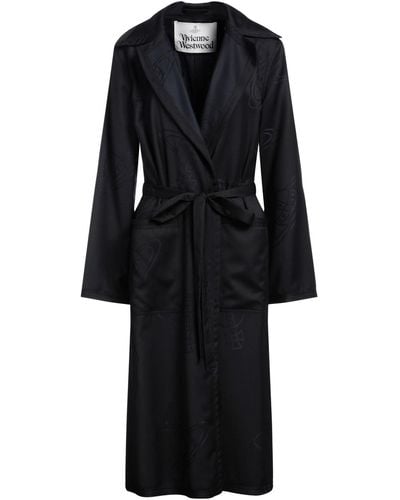 Vivienne Westwood Overcoat & Trench Coat Virgin Wool - Black