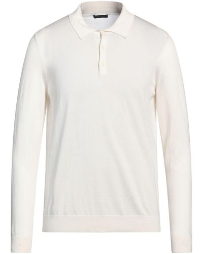 Pal Zileri Ivory Sweater Silk, Cotton - White