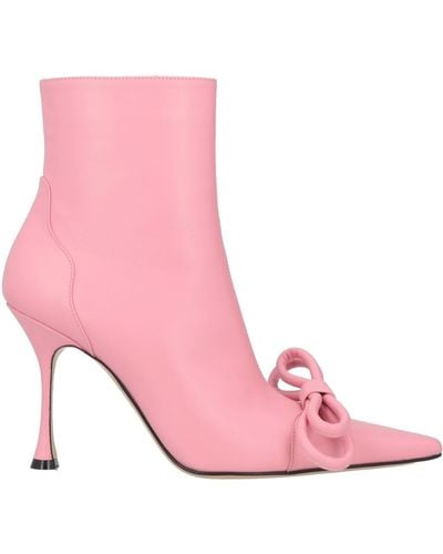 Mach & Mach Ankle Boots - Pink