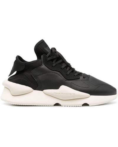 Y-3 Sneakers basse nere con stampa - Nero