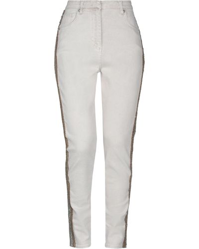 Blumarine Pantalon en jean - Blanc