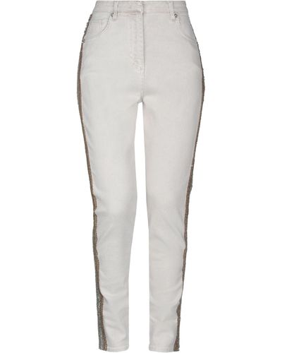 Blumarine Pantaloni Jeans - Bianco