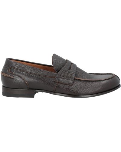 Ortigni Dark Loafers Leather - Gray