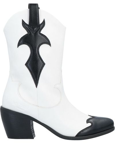 My Twin Ankle Boots - White