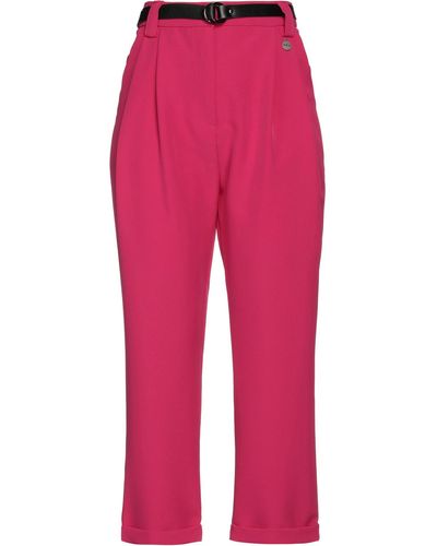 Berna Cropped Trousers - Red