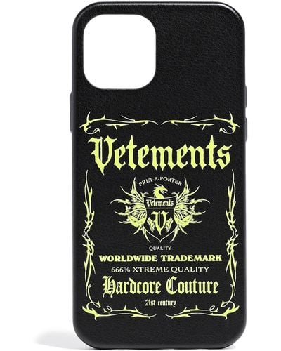 Vetements Covers & Cases Textile Fibers - Black