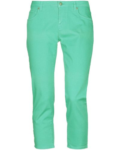 Roy Rogers Denim Cropped - Green