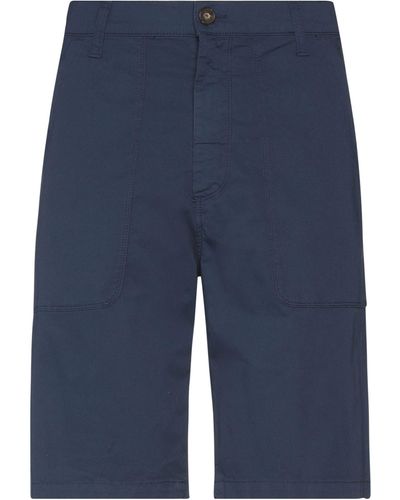 Bikkembergs Midnight Shorts & Bermuda Shorts Cotton, Elastane - Blue