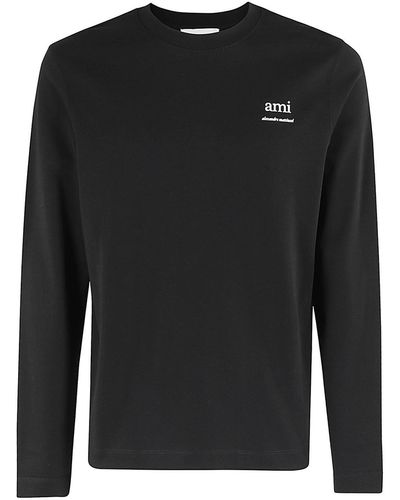 Ami Paris Camiseta - Negro