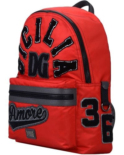 Dolce & Gabbana Backpacks & Bum Bags - Red