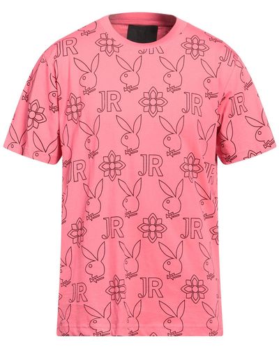 John Richmond Fuchsia T-Shirt Cotton - Pink