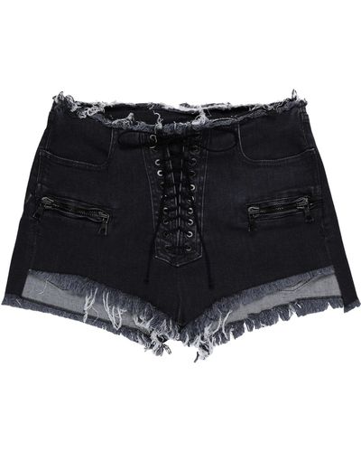 Unravel Project Denim Shorts - Black