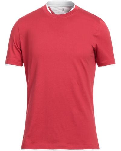 Brunello Cucinelli T-shirt - Rouge